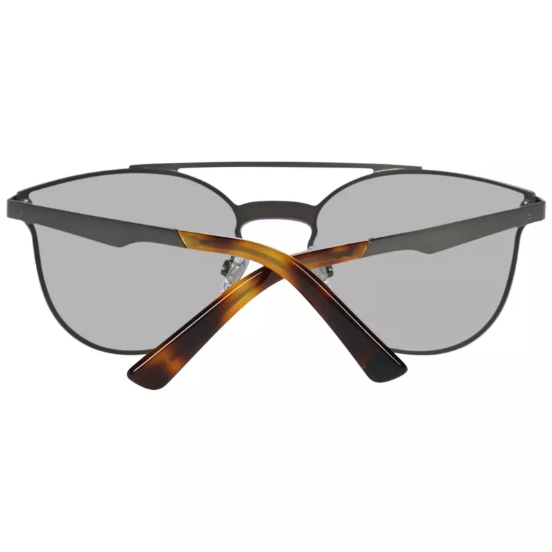 WEB EYEWEAR WE0190-0009C Unisex Akiniai – Geometrinis Juodas Rėmas, Pilki Lęšiai
