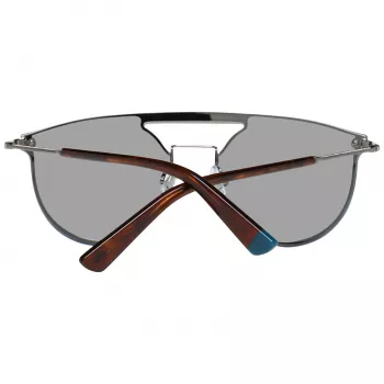 WEB EYEWEAR WE0193-13808V Unisex Akiniai Nuo Saulės – Blizgantis Juodas Rėmelis, Rūkyti Lęšiai, 54 mm