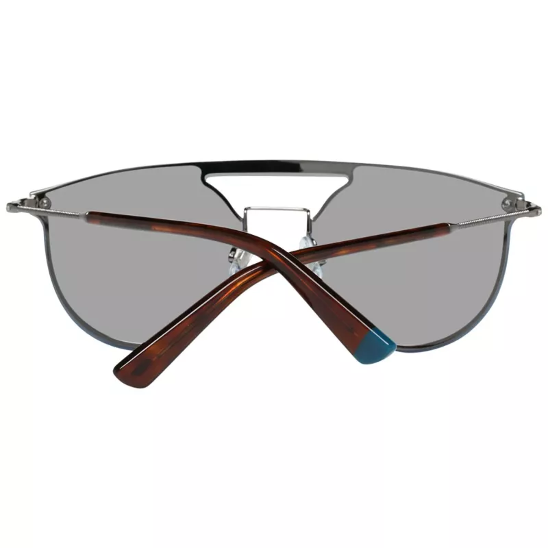 WEB EYEWEAR WE0193-13808V Unisex Akiniai Nuo Saulės – Blizgantis Juodas Rėmelis, Rūkyti Lęšiai, 54 mm