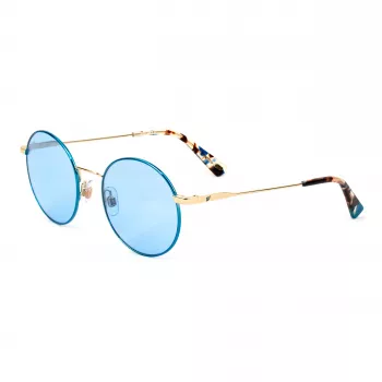 WEB EYEWEAR Moteriški katinėlio formos akiniai nuo saulės WE0254-32V Havana rudo acetato rėmeliu, rudi gradientiniai lęšiai, 49 mm
