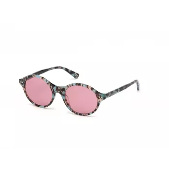 WEB EYEWEAR moteriški katinėlio formos akiniai nuo saulės WE0266-5155Y Havana/Brown Gradient 51mm