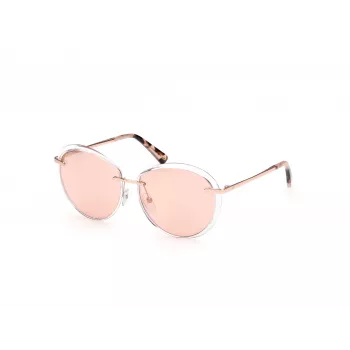 WEB EYEWEAR Moteriški katinuko formos akiniai nuo saulės WE0297-5726Z Brown Havana/Gold Tone