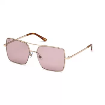 WEB EYEWEAR Moteriški akiniai nuo saulės WE0210-28Y Havana Brown Acetate Square Frame UV400