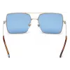 WEB EYEWEAR Moteriški akiniai nuo saulės WE0210-32V Havana/Ruda Square Acetate 57mm