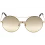 WEB EYEWEAR moteriški akiniai nuo saulės WE0211-28G auksinis metalinis rėmelis rudi gradientiniai lęšiai 59mm