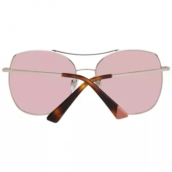 WEB EYEWEAR moteriški akiniai nuo saulės WE0245-5828G Havana rudi gradientiniai kvadratiniai acetatiniai UV400