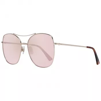 WEB EYEWEAR moteriški akiniai nuo saulės WE0245-5828G Havana rudi gradientiniai kvadratiniai acetatiniai UV400