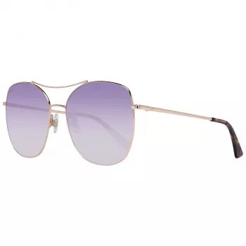 WEB EYEWEAR Moteriški akiniai nuo saulės WE0245-5833Z – rudo gradiento stačiakampis acetatinis rėmelis