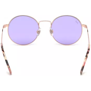 Web Eyewear moteriški akiniai nuo saulės WE0254-33Y Havana Brown Rectangular Acetate 49mm