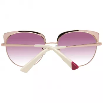 WEB EYEWEAR Moteriški Akiniai Nuo Saulės WE0271-5533Z Havana Rudi Kvadratiniai Acetato Gradientiniai Lęšiai 55mm