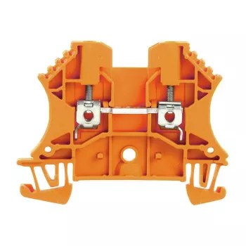 Weidmüller WDU 2.5 OR praėjimo gnybtas, varžtinis sujungimas, 2,5 mm², oranžinis | Kur.lt