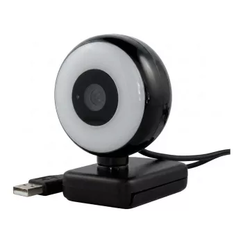 WEMISS CM-A2 Stream Series su žiedine šviesa Full HD internetinė kamera, 1/3 inch CMOS jutiklis, juoda