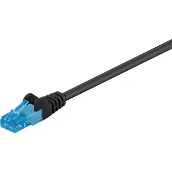 Wentronic Goobay 55415 Cat6a U/UTP tinklo patch laidas, RJ45, 30 m, juodas