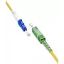 WENTRONIC Goobay 59651 OS2 vienmodis optinis pateikimo kabelis SC/APC į LC/UPC, 5 m, geltonas, LSZH