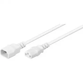 Wentronic Goobay šaltojo prietaiso ilginamasis kabelis C14 į C13, 1 m, baltas 97582