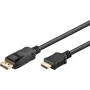 WENTRONIC Goobay DisplayPort į HDMI kabelis 1,8 m juodas 80517