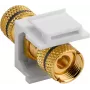 WENTRONIC Goobay Keystone garsiakalbio modulis, juodas - gnybtai į varžtinius gnybtus (79476)