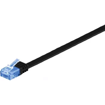 Wentronic RJ-45 CAT6a 20m U/UTP tinklo patch kabelis, auksuoti jungtys, male to male, 10 Gbps, 500 MHz, varis, daugiasluoksnis, TIA/EIA-568B 96389