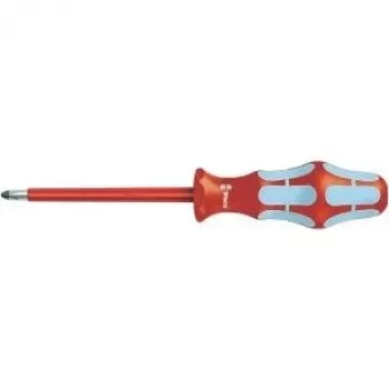 Wera 05022734001 Kraftform Plus standartinių atsuktuvų rinkinys, 7 dalių, plokšti ir Phillips, Lasertip, sieninis laikiklis