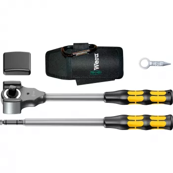 Wera 8002 C Koloss All-Inclusive 1/2 inch veržliarakčių ir įvorių rinkinys, 13 dalių