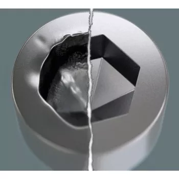 Wera Bit-Safe 61 Universal 1, 1/4 colio šešiabriaunis antgalis, 61 dalių antgalių rinkinys su smūgius sugeriančiais antgaliais ir universaliu antgalių laikikliu 05057122001