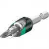 Wera Bit-Safe 61 Universal 1, 1/4 colio šešiabriaunis antgalis, 61 dalių antgalių rinkinys su smūgius sugeriančiais antgaliais ir universaliu antgalių laikikliu 05057122001