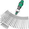 Wera Kraftform Kompakt H 1 Woodcraft rankena su 12 įvairių antgalių – Hex, Phillips, Pozidriv, Torx