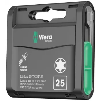 WERA Bit-Box 20 TX HF rinkinys, TX20, 20 vnt. Würth
