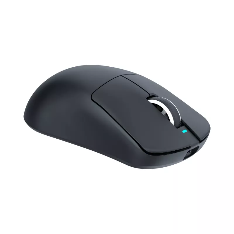 White Shark BORS-B WGM-5021 belaidė žaidimų pelė, 12000 DPI, 2.4GHz, RGB, juoda