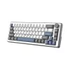 White Shark EXCALIBUR M mechaninė klaviatūra (GK-009251) su Outemu Blue jungikliais, RGB foniniu apšvietimu, US išdėstymu, balta