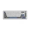 White Shark EXCALIBUR M mechaninė klaviatūra (GK-009251) su Outemu Blue jungikliais, RGB foniniu apšvietimu, US išdėstymu, balta