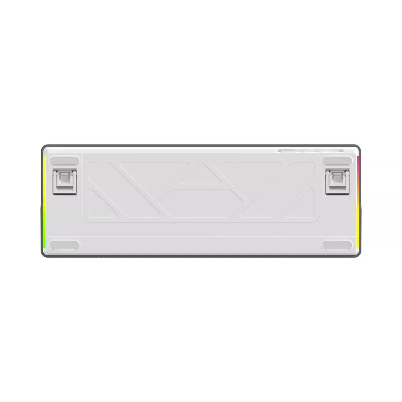 White Shark EXCALIBUR M mechaninė klaviatūra (GK-009251) su Outemu Blue jungikliais, RGB foniniu apšvietimu, US išdėstymu, balta