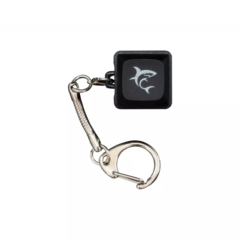 White Shark KEYCHAIN Promo juodas mechaniniai jungikliai