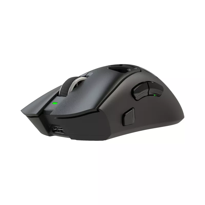 White Shark MORIEN WGM-5025 Black laidinė optinė žaidimų pelė, 7200 DPI, 7 programuojami mygtukai, RGB apšvietimas, dešiniarankė