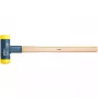 Wiha 02097 minkštojo smūgio plaktukas su hikoriniu kotu, 1250 g, 50 mm galva
