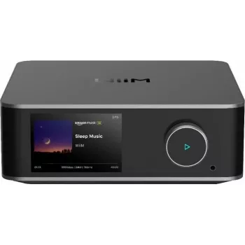 WiiM Ultra Dark Grey – Aukštos raiškos muzikos srautinis grotuvas ir tinklinis garso grotuvas su išankstiniu stiprintuvu, HDMI ARC, Phono MM