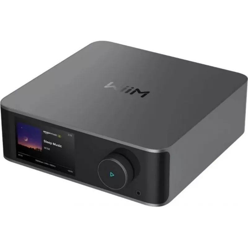 WiiM Ultra Dark Grey – Aukštos raiškos muzikos srautinis grotuvas ir tinklinis garso grotuvas su išankstiniu stiprintuvu, HDMI ARC, Phono MM