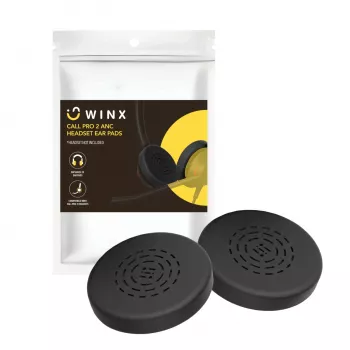 WINX CALL Pro 2 ANC ausinių keičiamos silikoninės pagalvėlės (mažos, 3 poros, juodos)
