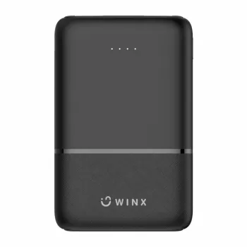 WINX GO Simple 5000mAh Power Bank juodos spalvos