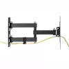 WINX MOUNT Pro Full Motion TV laikiklis 32-70 colių televizoriams, dviguba ranka, 40kg, VESA iki 600x400, juodas