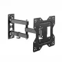 WINX MOUNT Pro Full Motion TV laikiklis 32-70 colių televizoriams, dviguba ranka, 40kg, VESA iki 600x400, juodas