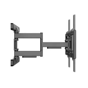 WINX MOUNT Ultra pilno judesio TV laikiklis 32-70 colių ekranams, 40kg apkrova, dviguba ranka, VESA 200x200 iki 600x400, sukimasis ±60°, pakreipimas +5°/-15°