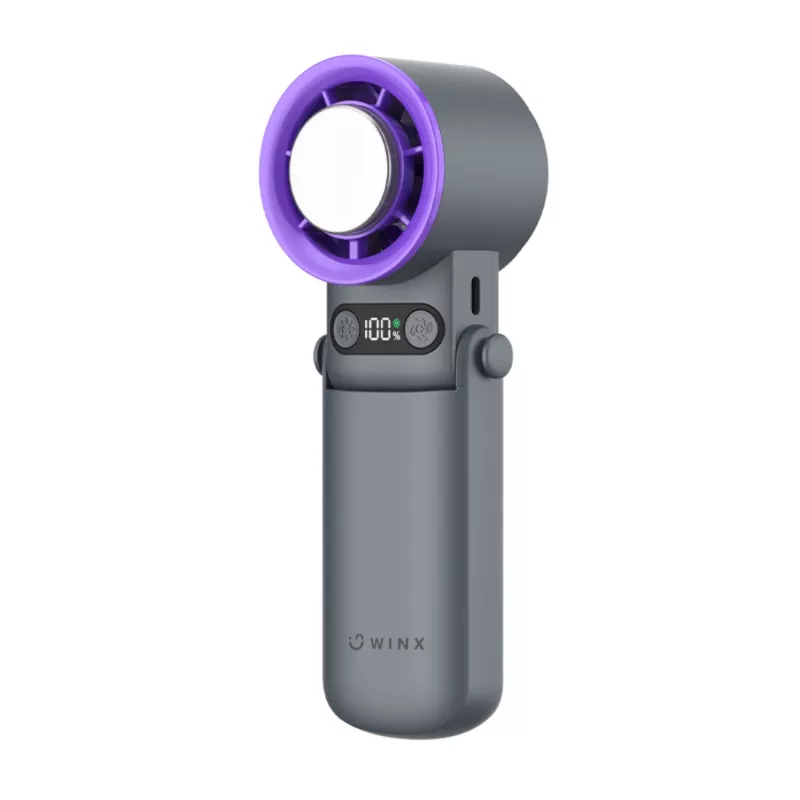 WINX MOVE Cool didelio greičio nešiojamasis ventiliatorius - 10 000 aps./min., 3 greičiai, USB-C įkrovimas, 2000 mAh, baltas