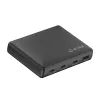 WINX POWER Ultra 140W GaN stalinis įkroviklis - 2x USB-C PD 100W + USB-A QC 22.5W, juodas