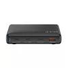 WINX POWER Ultra 140W GaN stalinis įkroviklis - 2x USB-C PD 100W + USB-A QC 22.5W, juodas