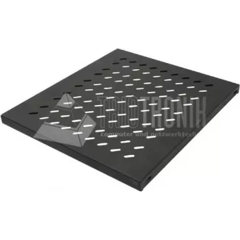 Wirewin SHELF 800 1U BL 19 colių stovo tuščioji plokštė, 1U, juoda, suderinama su 800 mm gyliu