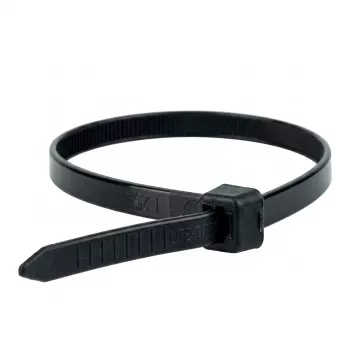 WKK Black Nylon Cable Tie UV-Stable 710x9mm 100 vnt.