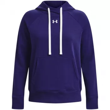 Moteriškas Under Armour Rival Fleece HB gobtuvas Midnight Navy/White
