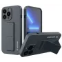 Wozinsky Apple iPhone 13 Pro Max dėklas su atrama, silikoninis, tamsiai mėlynas