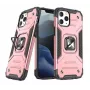 Wozinsky Apple iPhone 13 Pro Max Ring Armor Case Kickstand Tough Rugged Pink